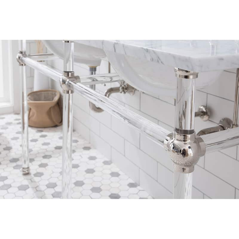 Empire 60 Inch Wide Double Wash Stand and P-Trap included