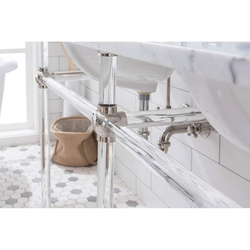 Empire 60 Inch Wide Double Wash Stand and P-Trap included