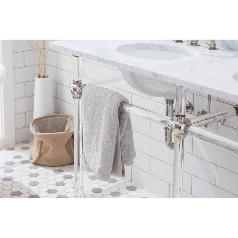 Empire 60 Inch Wide Double Wash Stand and P-Trap included