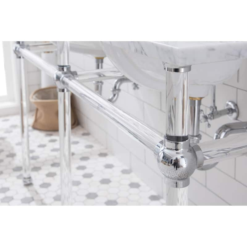 Empire 60 Inch Wide Double Wash Stand and P-Trap included