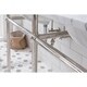 preview thumbnail 21 of 32, Embassy 60 Inch Wide Double Wash Stand, P-Trap, Counter Top with Basin, and F2-0012 Faucet included