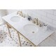 preview thumbnail 29 of 32, Embassy 60 Inch Wide Double Wash Stand, P-Trap, Counter Top with Basin, and F2-0012 Faucet included