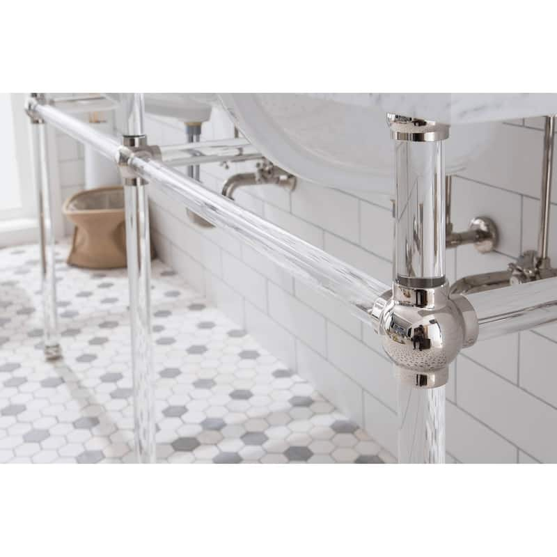 Empire 72 Inch Wide Double Wash Stand and P-Trap included