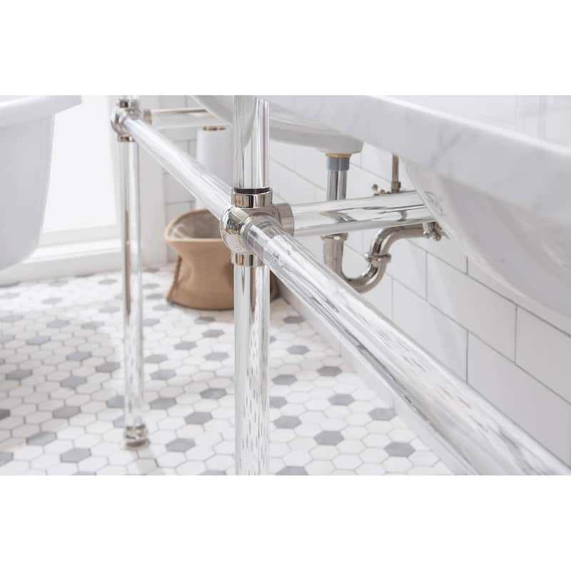 Empire 72 Inch Wide Double Wash Stand and P-Trap included