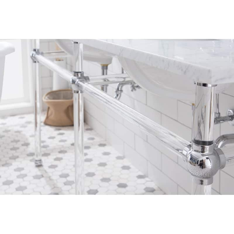 Empire 72 Inch Wide Double Wash Stand and P-Trap included