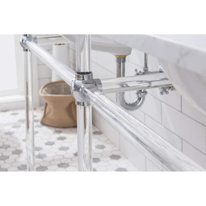 Empire 72 Inch Wide Double Wash Stand and P-Trap included