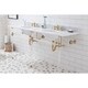 preview thumbnail 33 of 36, Empire 72 Inch Wide Double Wash Stand, P-Trap, Counter Top with Basin, and F2-0013 Faucet included