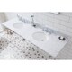preview thumbnail 12 of 36, Empire 72 Inch Wide Double Wash Stand, P-Trap, Counter Top with Basin, and F2-0013 Faucet included