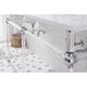 preview thumbnail 8 of 36, Empire 72 Inch Wide Double Wash Stand, P-Trap, Counter Top with Basin, and F2-0013 Faucet included