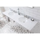 preview thumbnail 25 of 36, Empire 72 Inch Wide Double Wash Stand, P-Trap, Counter Top with Basin, and F2-0013 Faucet included