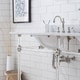 preview thumbnail 21 of 36, Empire 72 Inch Wide Double Wash Stand, P-Trap, Counter Top with Basin, F2-0012 Faucet and Mirror included
