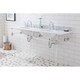 preview thumbnail 7 of 36, Empire 72 Inch Wide Double Wash Stand, P-Trap, Counter Top with Basin, F2-0012 Faucet and Mirror included