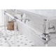 preview thumbnail 10 of 36, Empire 72 Inch Wide Double Wash Stand, P-Trap, Counter Top with Basin, F2-0012 Faucet and Mirror included