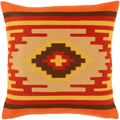 Artistic Weavers Sattley Southwestern Embroidered 22-inch Throw Pillow