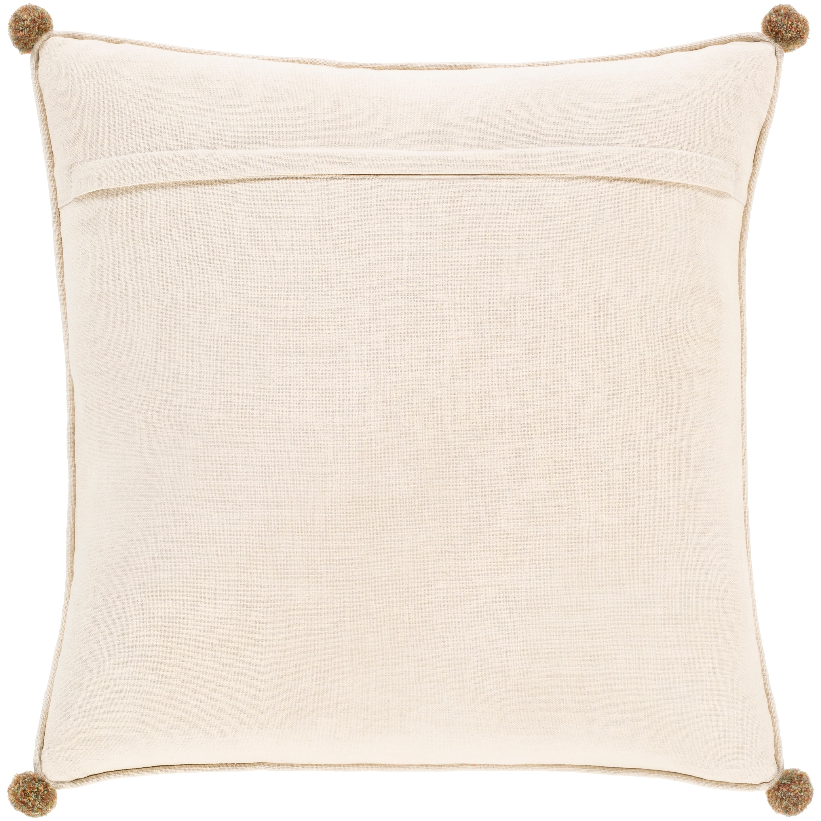 Deals Blanc Petite | White handwoven cushion