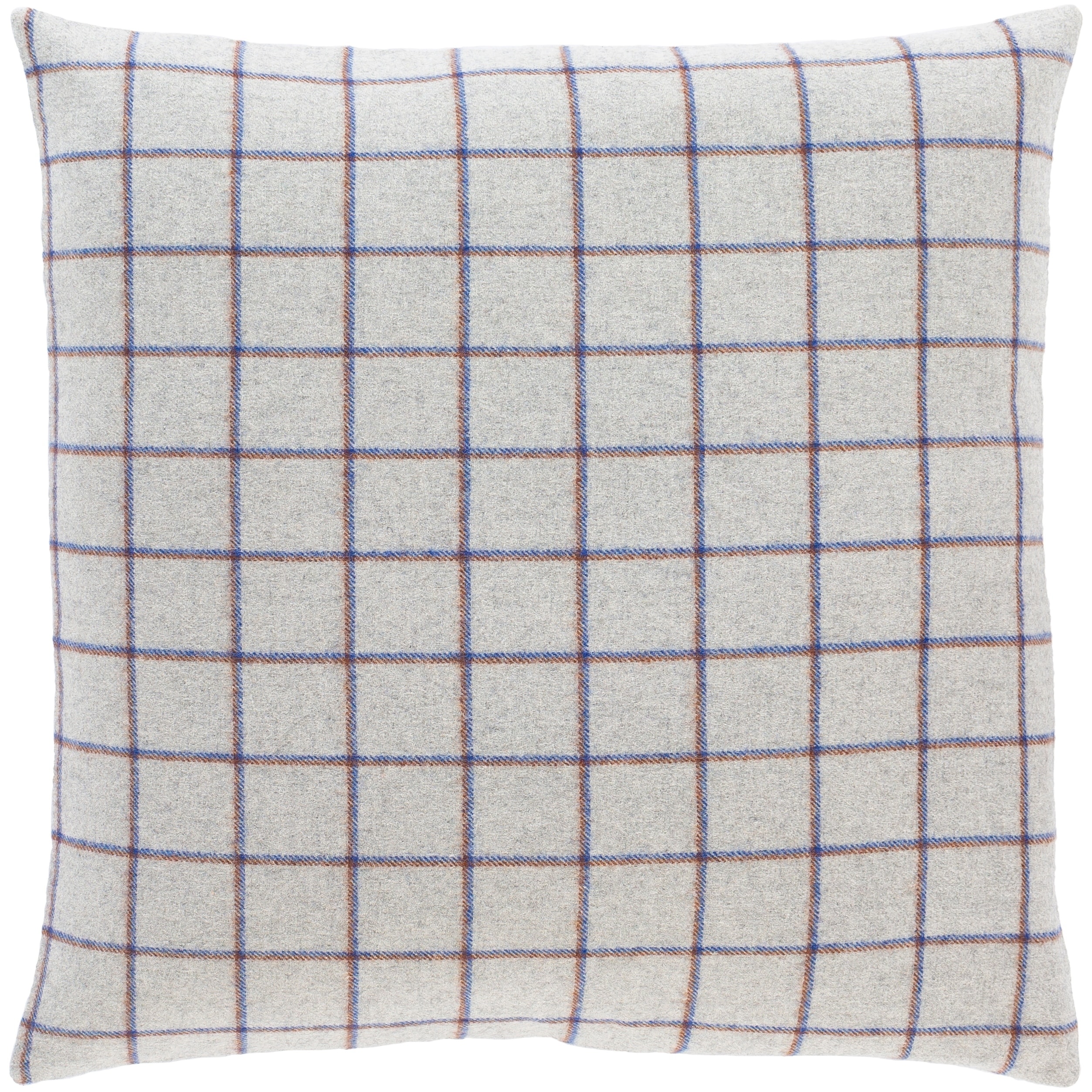 Artistic Weavers Suri Retro Grey Plaid Throw Pillow