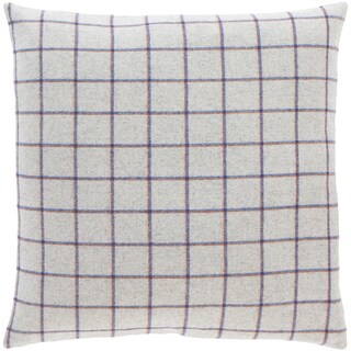 Artistic Weavers Suri Retro Grey Plaid Throw Pillow