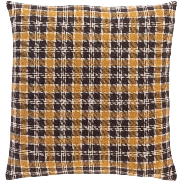 slide 2 of 2, Suri Retro Black Plaid Throw Pillow 20" x 20" Cover - Cover Only