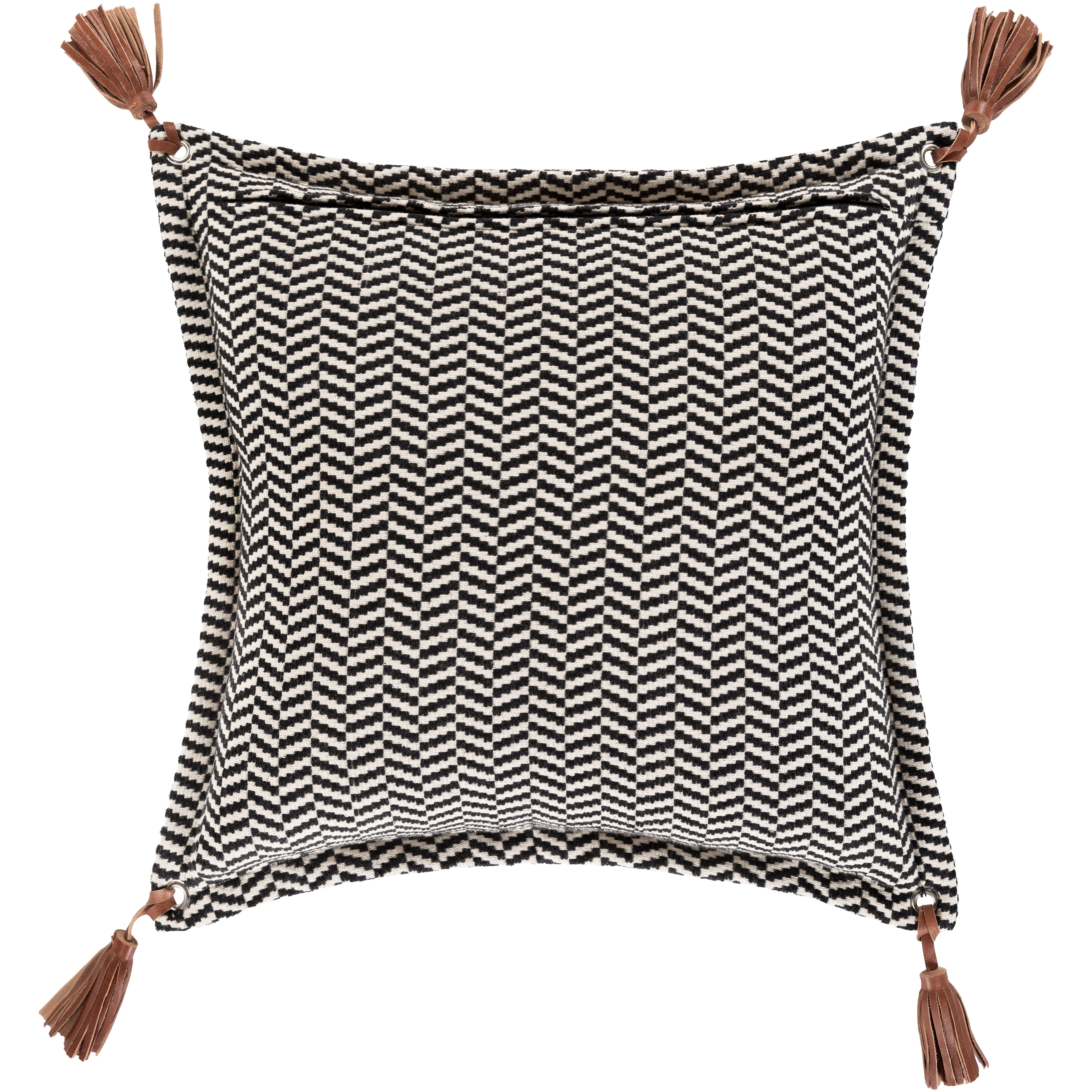 Handmade Throw Pillow w/ Tassels & Geometric Pattern 24 x 14 - Bed Bath &  Beyond - 27983683