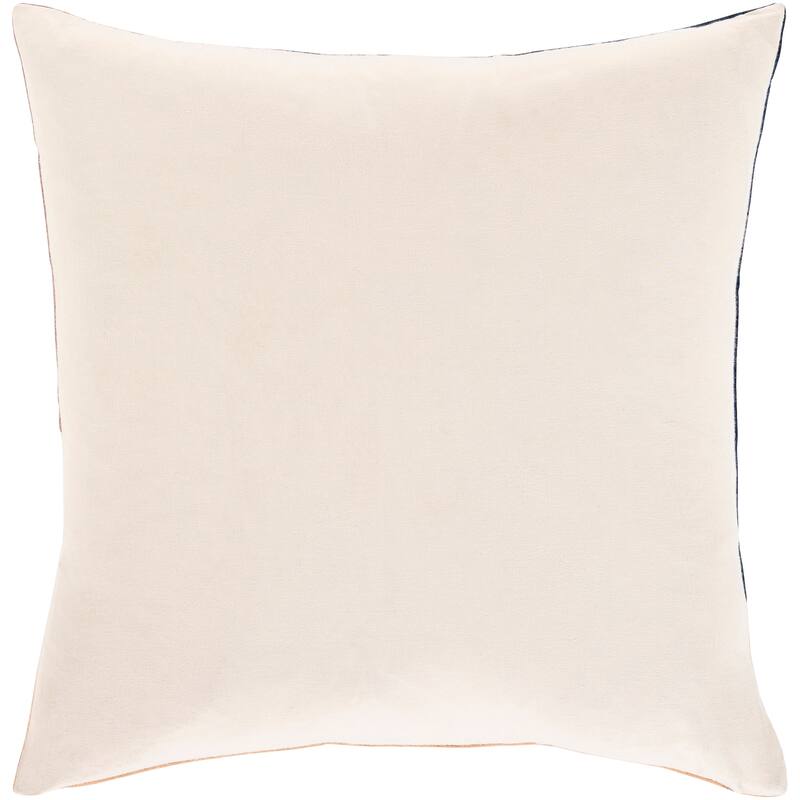 Livabliss Maiti Cotton Velvet Colorblock 18-inch Throw Pillow