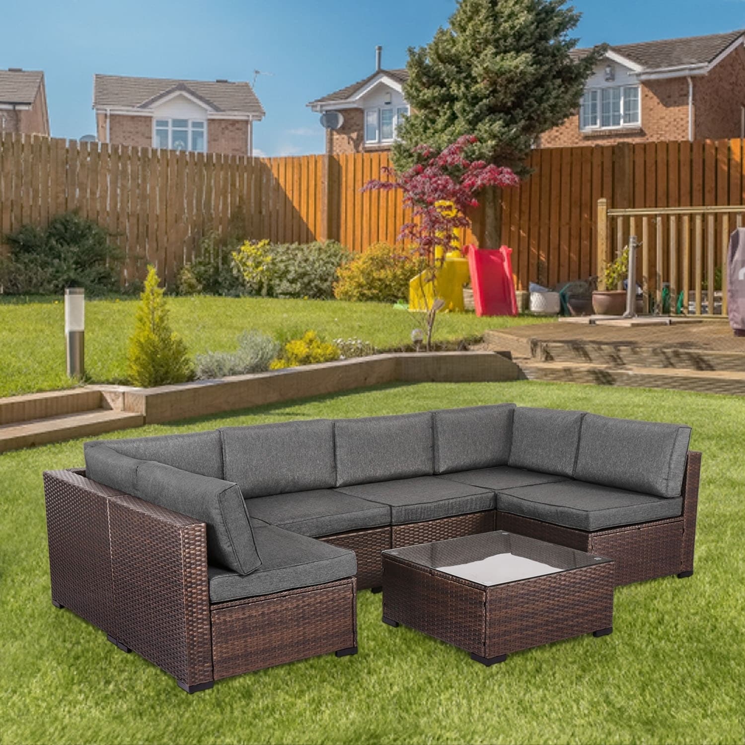 Kinsunny Outdoor Patio Furniture Sectional Rattan Kinsunny Outdoor Patio Furniture