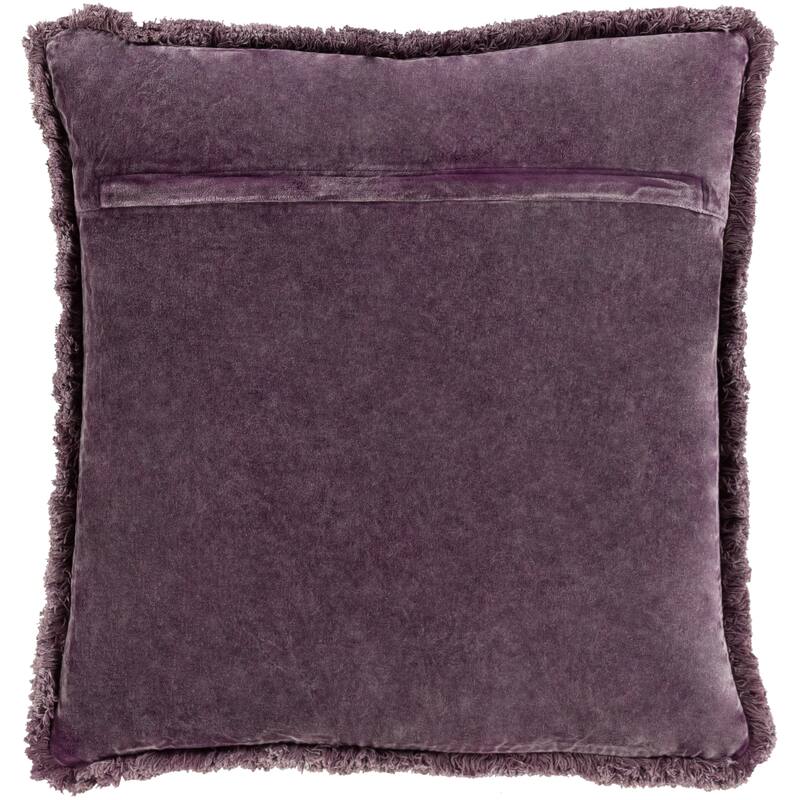 Artistic Weavers Wasco Cotton Velvet Fringe 20-inch Throw Pillow