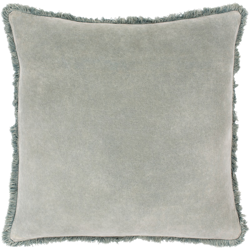 Artistic Weavers Wasco Cotton Velvet Fringe 20-inch Throw Pillow