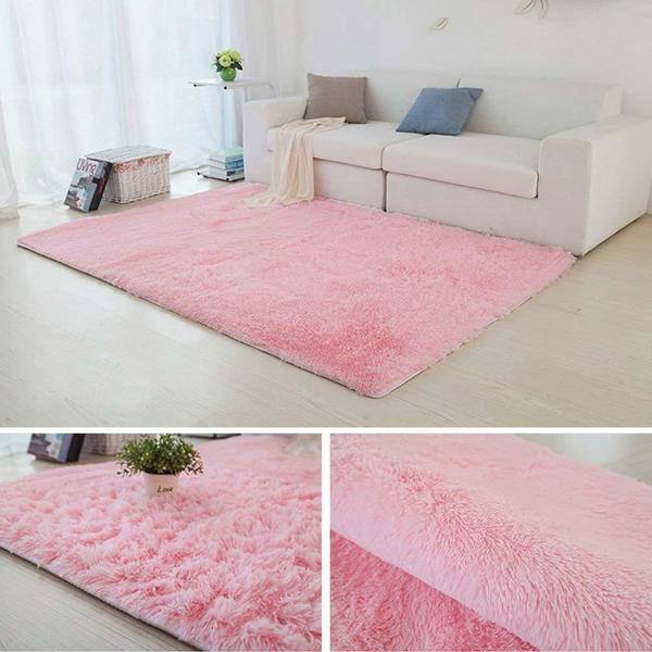 Shop Lochas Soft Indoor Modern Area Rugs Fluffy Carpets For Living