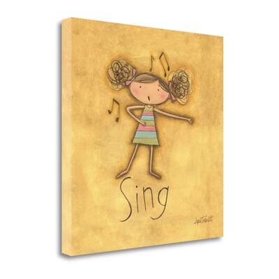 "Sing" By Anne Tavoletti, Fine Art Giclee Print on Gallery Wrap Canvas, Ready to Hang