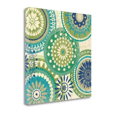 "Floral Mix II" By Veronique Charron, Fine Art Giclee Print on Gallery Wrap Canvas, Ready to Hang
