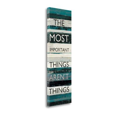 "Blue Zephyr Quote II" By Mike Schick, Fine Art Giclee Print on Gallery Wrap Canvas, Ready to Hang