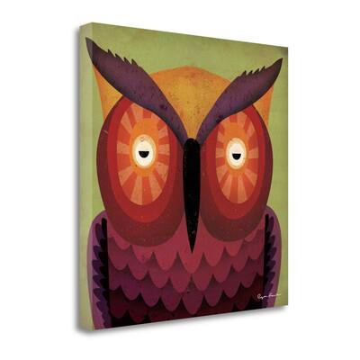 "Owl Wow" By Ryan Fowler, Fine Art Giclee Print on Gallery Wrap Canvas, Ready to Hang