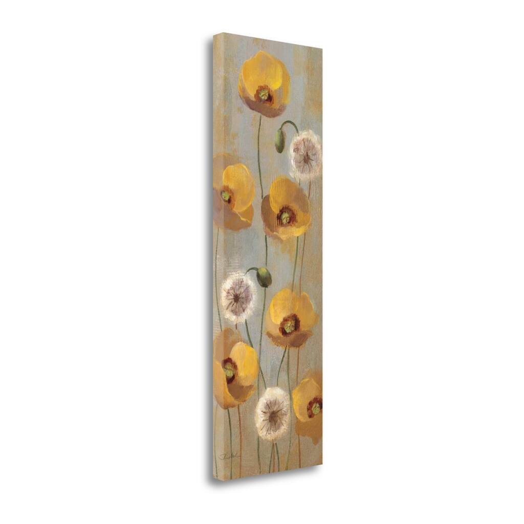 "Spring Poppies II" By Silvia Vassileva, Giclee Print on Gallery Wrap Canvas