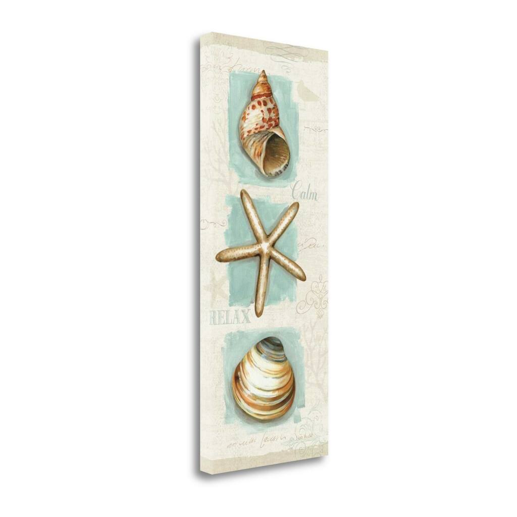 "Coastal Jewels Panel I" By Lisa Audit, Fine Art Giclee Print on Gallery Wrap Canvas, Ready to Hang