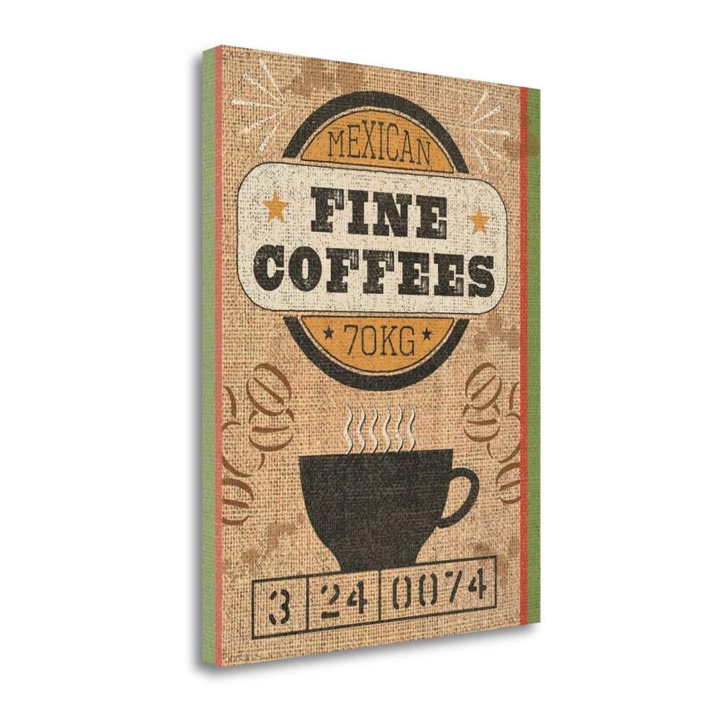 "Coffee Sack III" By Pela Studio, Fine Art Giclee Print on Gallery Wrap Canvas, Ready to Hang