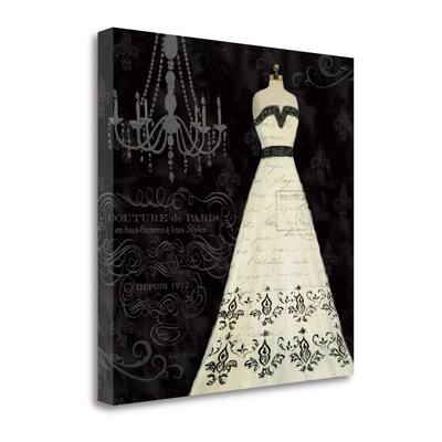 "French Couture II" By Emily Adams, Fine Art Giclee Print on Gallery Wrap Canvas, Ready to Hang