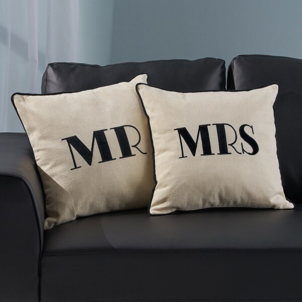 mr and mrs pillows