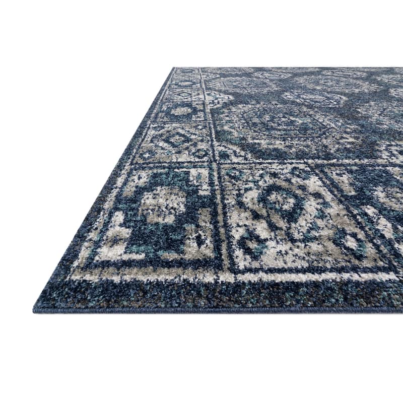 Alexander Home Bellagio Kaleidoscope Distressed Traditional Rug