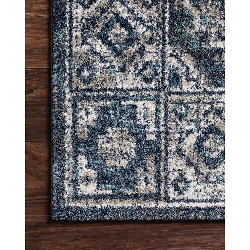 Alexander Home Bellagio Kaleidoscope Distressed Traditional Rug