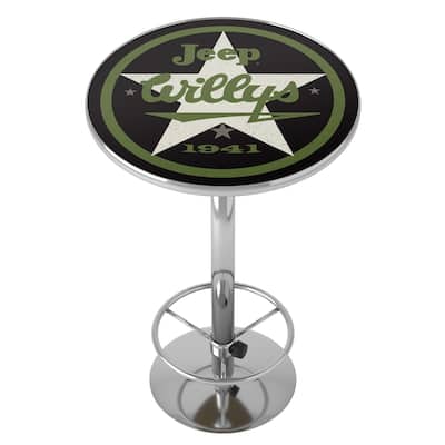 Jeep Willys 1941 Chrome Pub Table
