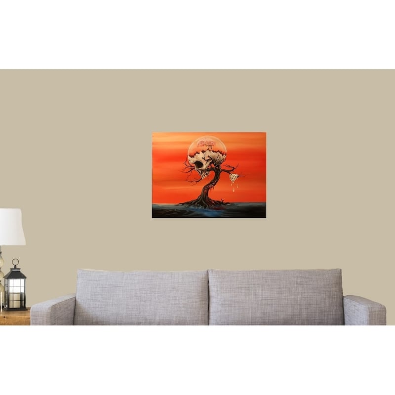 CANVAS Dali's Skull by Ed Capeau Art Painting Reproduction - 18 x 24