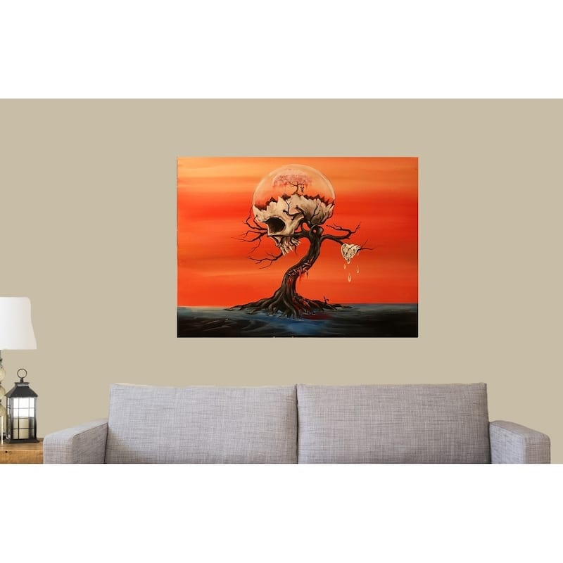 CANVAS Dali's Skull by Ed Capeau Art Painting Reproduction - 24 x 32
