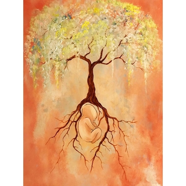 CANVAS Tree Of Life by Ed Capeau Art Painting Reproduction Bed Bath