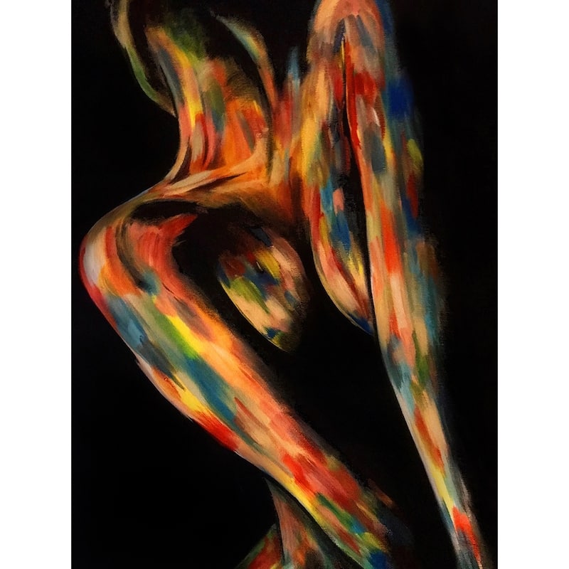 CANVAS Female Figure by Ed Capeau Art Painting Reproduction
