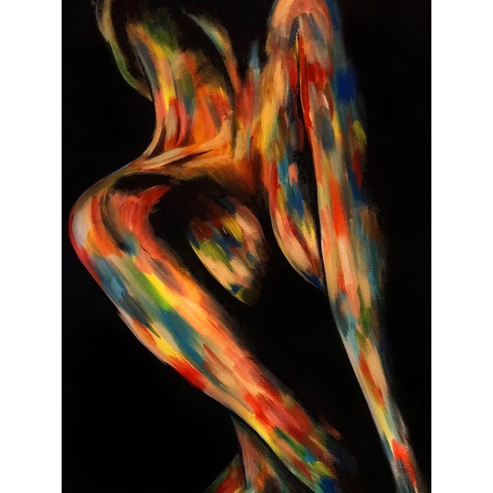 CANVAS Female Figure by Ed Capeau Art Painting Reproduction