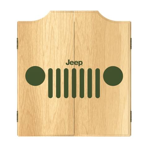 Jeep Grille 1 Dart Board Cabinet Set