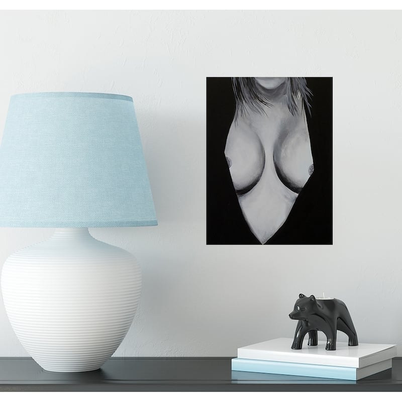 Two Breast by Ed Capeau Giclee Art Painting Reproduction POD - 12 x 16