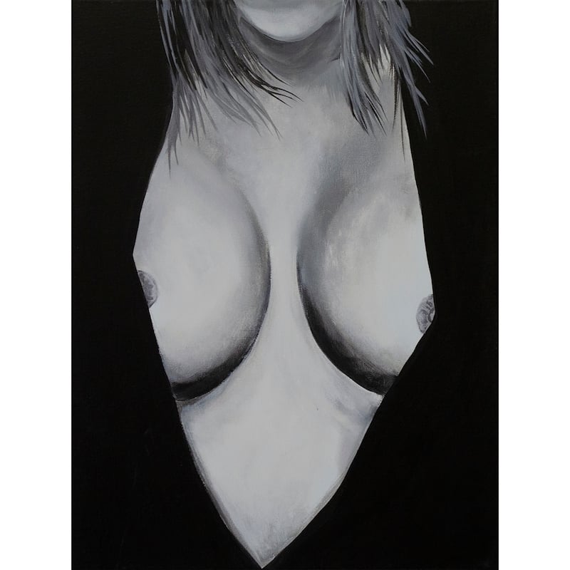 Two Breast by Ed Capeau Giclee Art Painting Reproduction POD