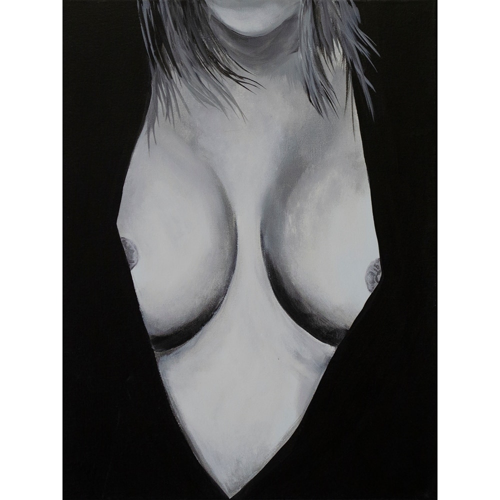 Two Breast by Ed Capeau Giclee Art Painting Reproduction POD