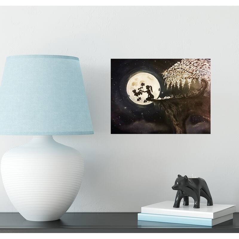 Moon Puzzle by Ed Capeau Giclee Art Painting Reproduction POD - 12 x 16